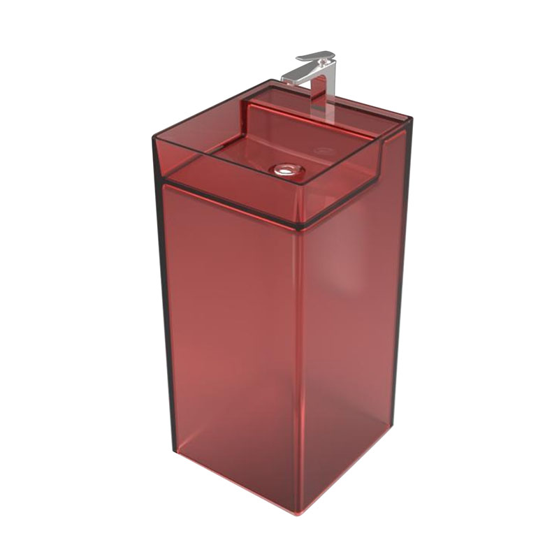 Cột trong suốt màu sắc hình vuông